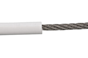 Product Image for Stainless Steel 7x7 White PVC Coated Wire Rope