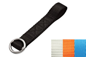 Product Image for Ski Tie-Down, Nylon Webbing with Stainless Steel Ring, S0238